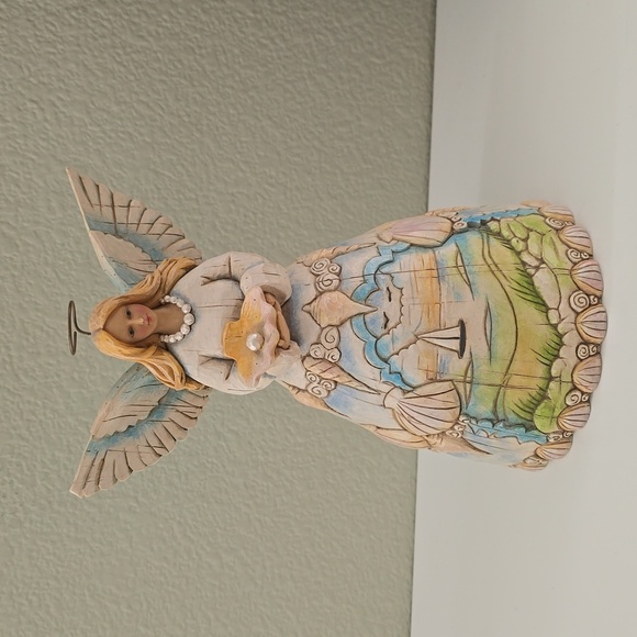 2003 Jim Shore Heartwood Creek Angel – Safe Keeper of the Sea & Seashores - Picture 3 of 9